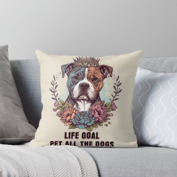 Item preview, Life Goal Pet All The Dogs Quotes Gift designed and sold by InkyGenies.