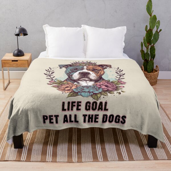 Item preview, Life Goal Pet All The Dogs Quotes Gift designed and sold by InkyGenies.