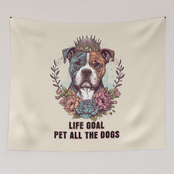Item preview, Life Goal Pet All The Dogs Quotes Gift designed and sold by InkyGenies.