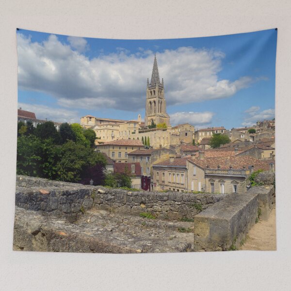 Item preview, St Emilion, Bordeaux. Medieval French Tourist Village Wine Center designed and sold by JonDelorme.