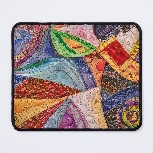 Item preview, Beautiful Muted Colors Simulated Quilt Pattern designed and sold by Sweet  Zoe Shop.