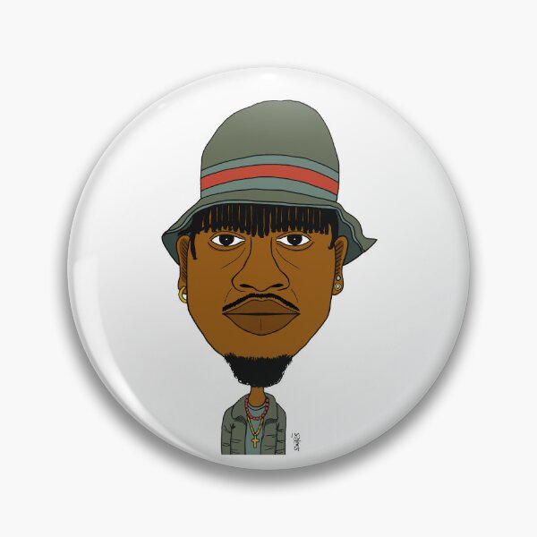 Item preview, Sketched portrait of French rapper. designed and sold by Eric Sintès.