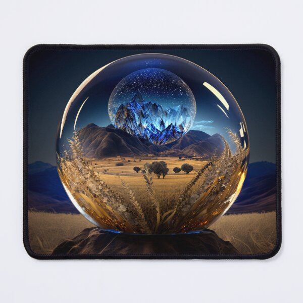 Item preview, Fantasy Landscape Art, Mountains on Mountains designed and sold by Fantasy Masterpiece.