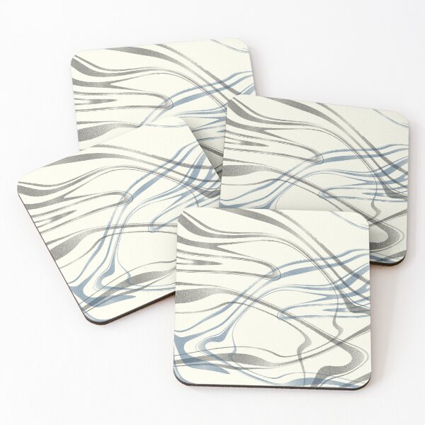 Item preview, Two-Toned Marble - Blue & Grey designed and sold by SilverPegasus.