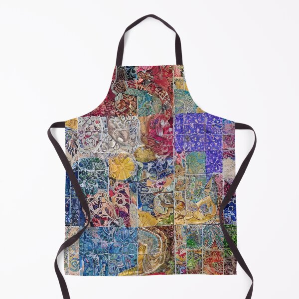 Item preview, Abstract Colorful Tile Decoupage Pattern designed and sold by Sweet  Zoe Shop.