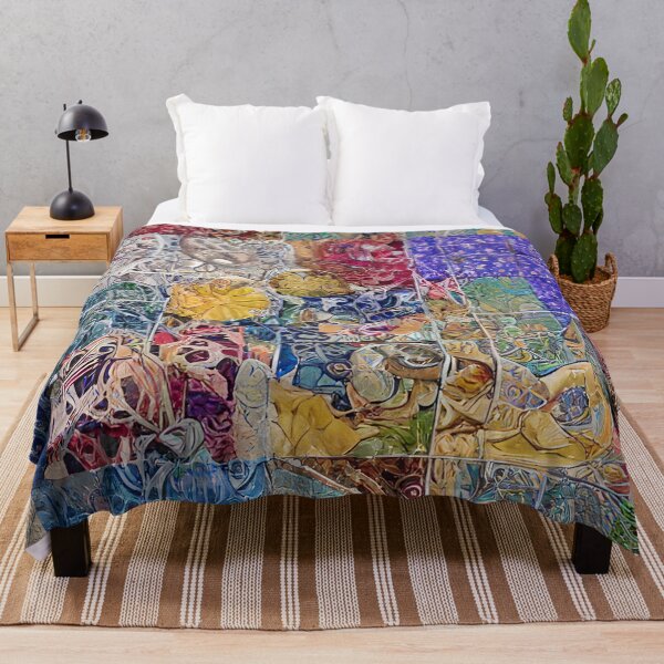 Item preview, Abstract Colorful Tile Decoupage Pattern designed and sold by Sweet Zoe Shop.