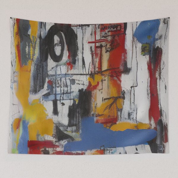 Item preview, Primavesi: An Expressionist Fusion of Graffiti, Abstract and Action Painting designed and sold by ArtazaBazaar.