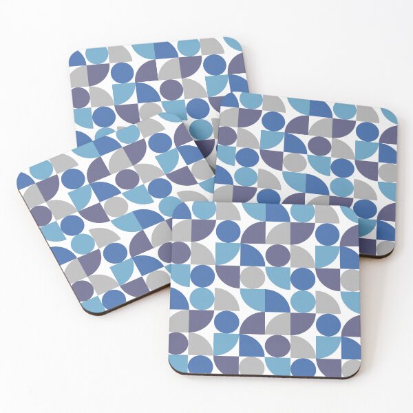 Item preview, Geometric pattern of blue... designed and sold by NUSUSDREAM.