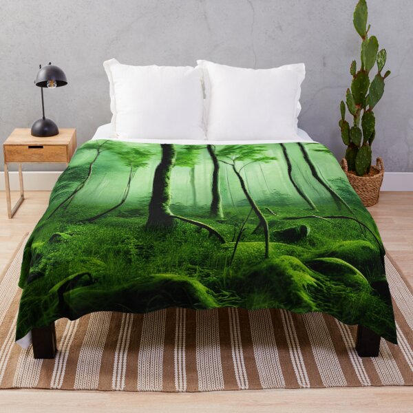 Item preview, deep green forest decor designed and sold by ramwebroom.