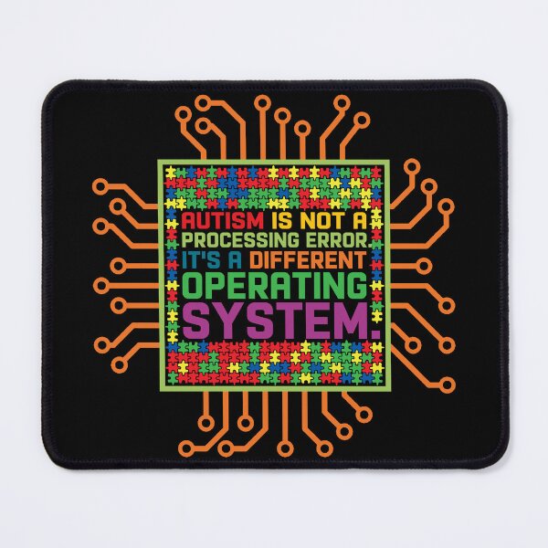 Item preview, Autism Not Error Different Operating System Autistic Puzzle  designed and sold by Dolphin Graphic.