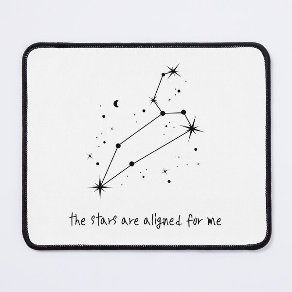 Item preview, Las estrellas están alineadas para mí - Leo - Blanco designed and sold by planetarydesign.