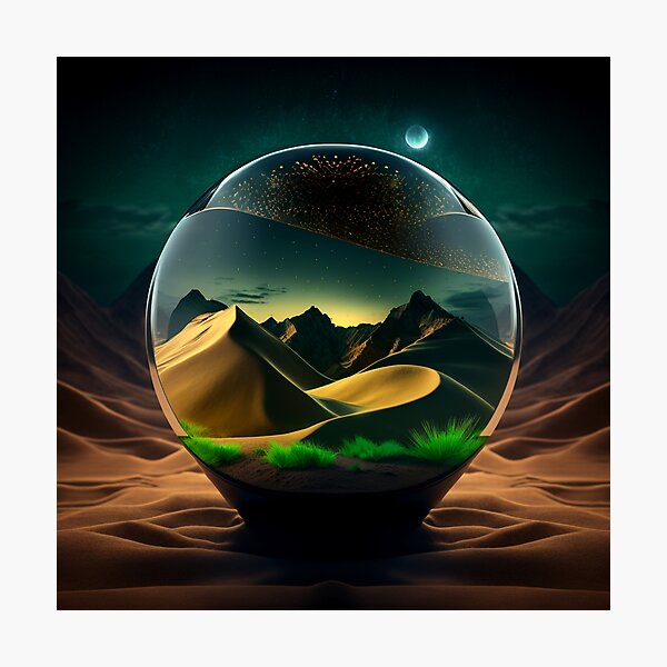 Item preview, Fantasy Landscape Art, Galactic Sky designed and sold by Fantasy Masterpiece.