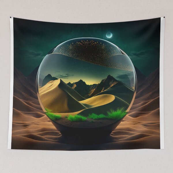 Item preview, Fantasy Landscape Art, Galactic Sky designed and sold by Fantasy Masterpiece.