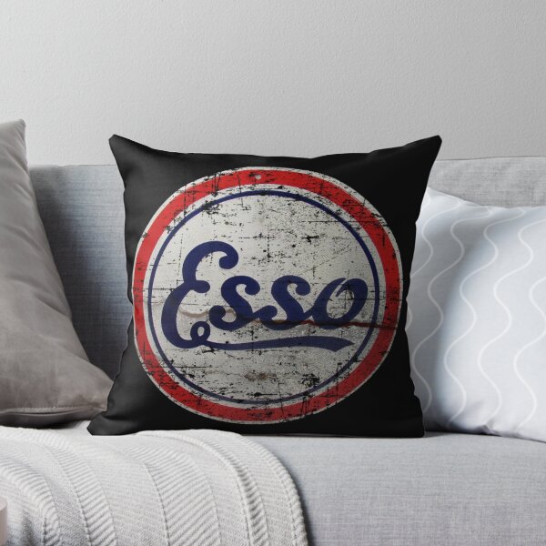 Esso oil and gas Throw Pillow