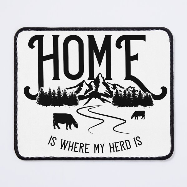 Item preview, Home is Where the Herd is designed and sold by TheTurquoiseVet.