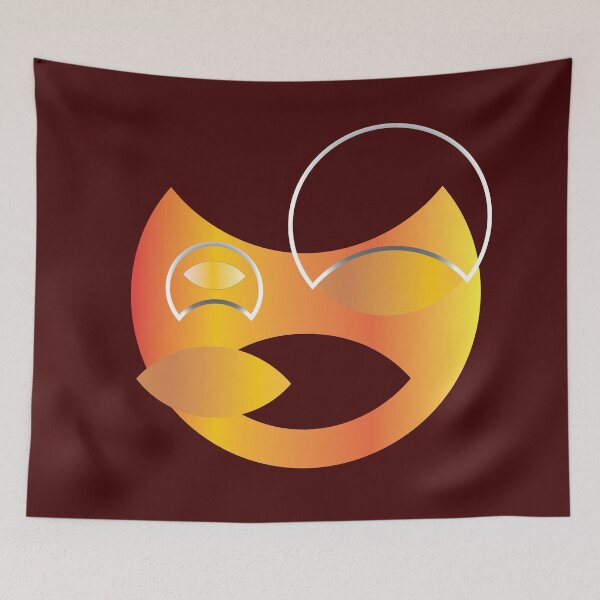 Item preview, funky facial abstract, imaginary abstract  designed and sold by ZengoClub.