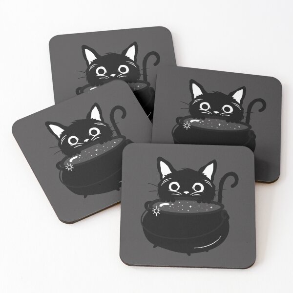 Item preview, Cute Balck Cat designed and sold by MysticalBlack Studio.