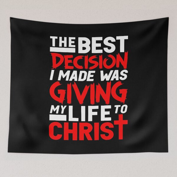 Item preview, The Best Decision I Made Was Giving My Life To Christ designed and sold by plushism.