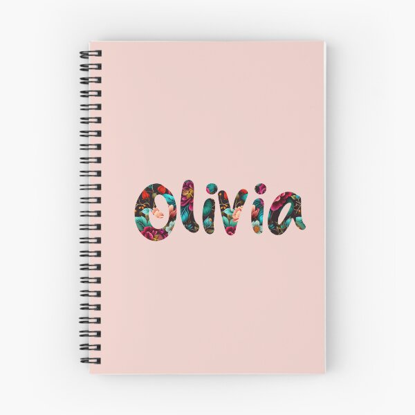 Artikelvorschau, Blumen-Olivia-Name: Olivia-Name mit Blumen entworfen und verkauft von ABCDEmily ©.