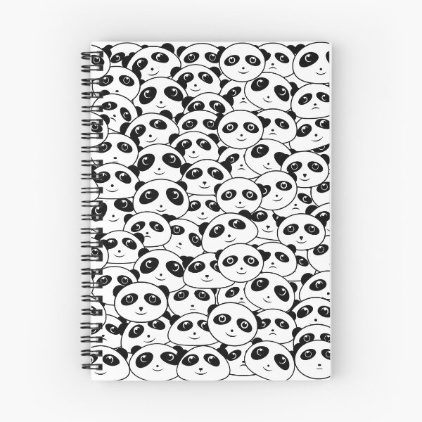 Item preview, Panda Crowd Pandas Faces Cute Cartoon Pattern designed and sold by Anna Lemos.
