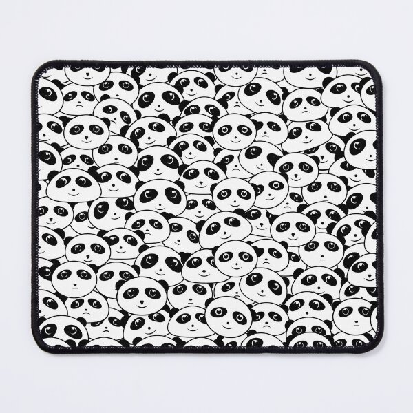 Item preview, Panda Crowd Pandas Faces Cute Cartoon Pattern designed and sold by Anna Lemos.