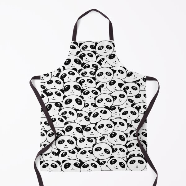 Item preview, Panda Crowd Pandas Faces Cute Cartoon Pattern designed and sold by Anna Lemos.
