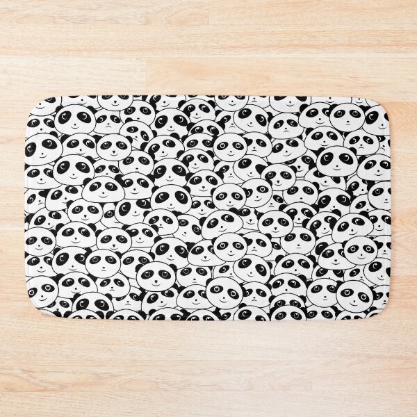 Item preview, Panda Crowd Pandas Faces Cute Cartoon Pattern designed and sold by Anna Lemos.