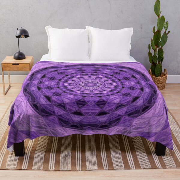 Item preview, Violet and mauve metallic polygon abstract 3D rendering designed and sold by mennawagih7.