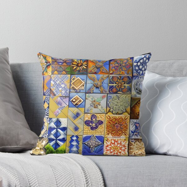 Item preview, Rustic Geometric Tile Pattern designed and sold by Sweet Zoe Shop.