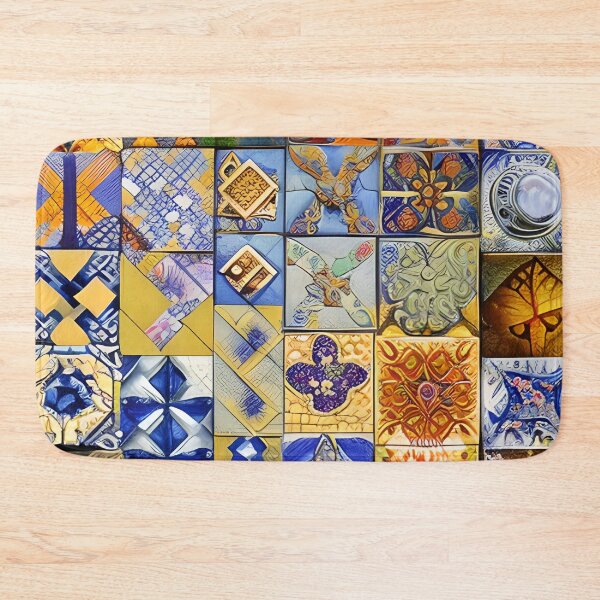 Item preview, Rustic Geometric Tile Pattern designed and sold by Sweet  Zoe Shop.
