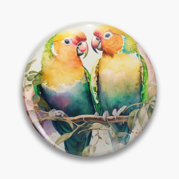 Item preview, Love birds designed and sold by SHENAYA ARTROOM.