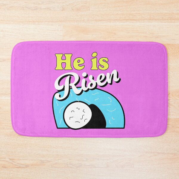 Item preview, 80s Retro He is Risen Easter Empty Tomb designed and sold by Gumblebee Design.