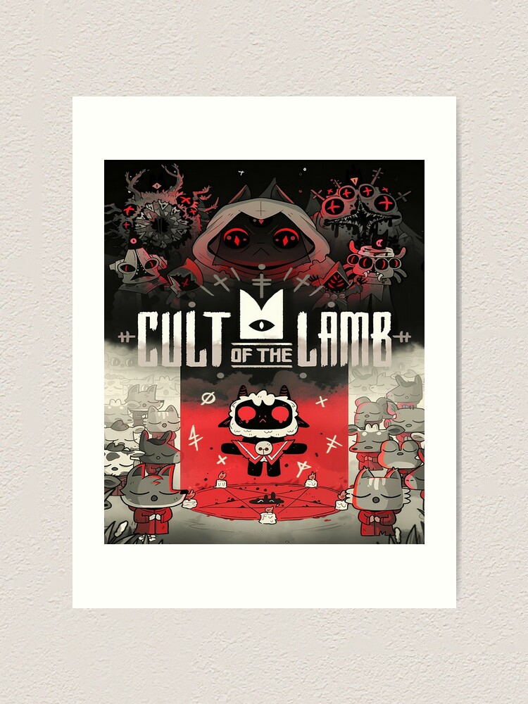 Cult of the Lamb Illustration Print 