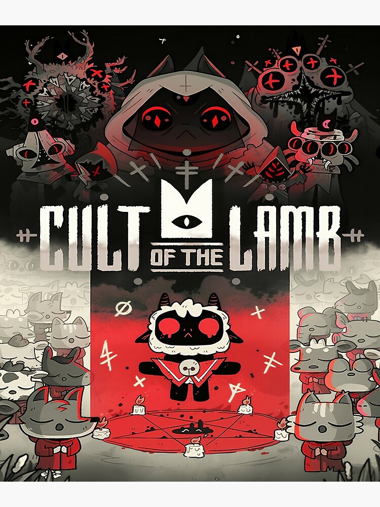 Cult of the Lamb Illustration Print 