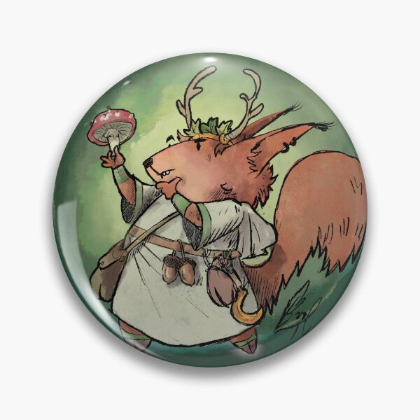 Item preview, Cute RPG druid / shaman designed and sold by LeanderZeichnet.
