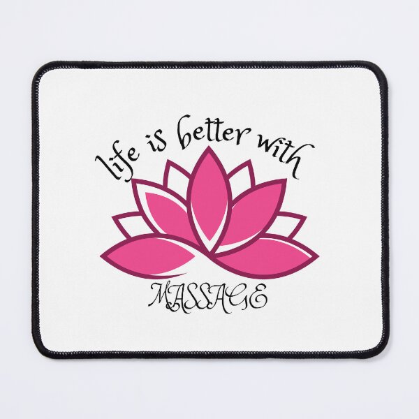Item preview, life is better with massage cool designed and sold by FLOWER--ART.