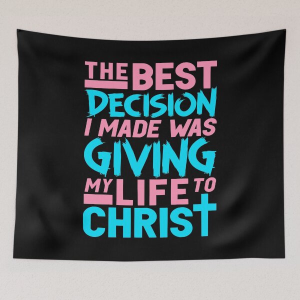 Item preview, The Best Decision I Made Was Giving My Life To Christ designed and sold by plushism.