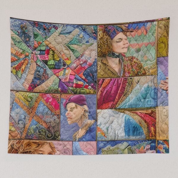 Item preview, Whimsical Fun Country Quilt Style Pattern designed and sold by Sweet  Zoe Shop.