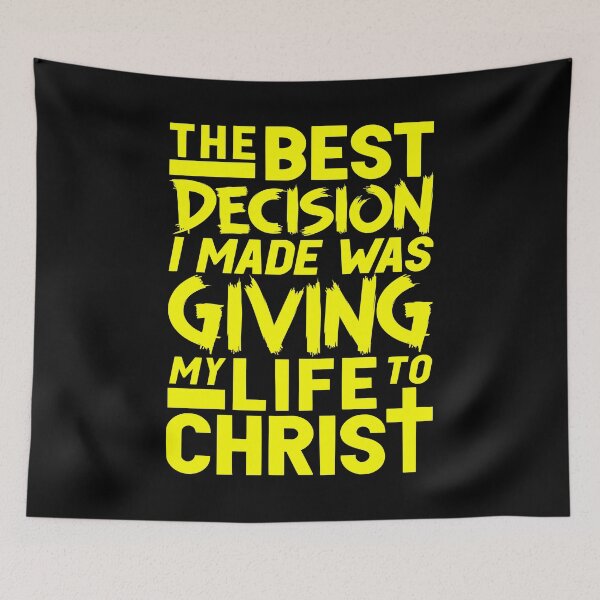 Item preview, The Best Decision I Made Was Giving My Life To Christ designed and sold by plushism.