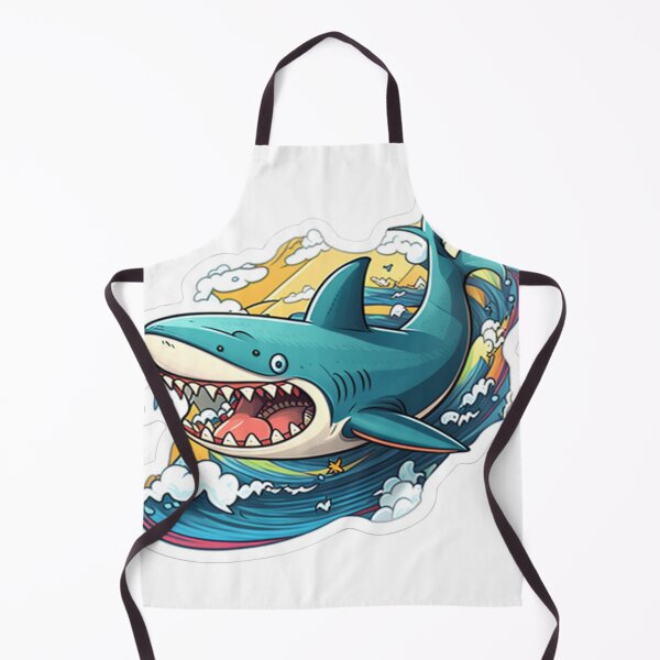 Item preview, surfer shark designed and sold by LoveyDesign.