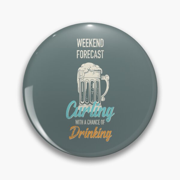 Item preview, curking weakend forccast beer curler designed and sold by PharaohCurran.