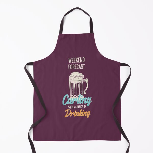Item preview, curking weakend forccast beer curler designed and sold by PharaohCurran.