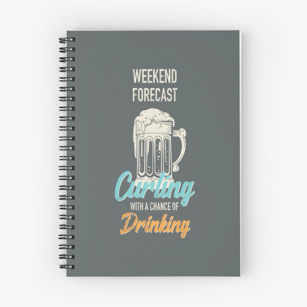 Item preview, curking weakend forccast beer curler designed and sold by PharaohCurran.