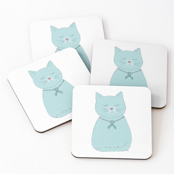 Artikelvorschau, Tommy die Katze - aquamarines Bewusstseinsband entworfen und verkauft von Shelley Winters.