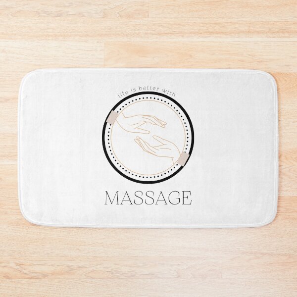 Item preview, life is better with massage cute 1 designed and sold by FLOWER--ART.