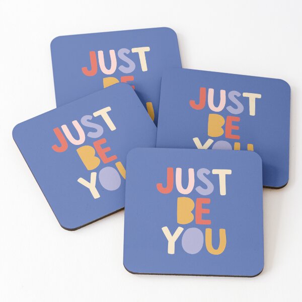 Item preview, Just Be You in blue red yellow designed and sold by MotivatedType.