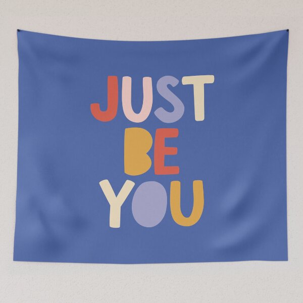 Item preview, Just Be You in blue red yellow designed and sold by MotivatedType.
