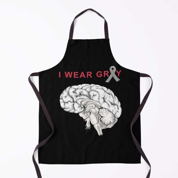Item preview, I Wear Grey For Sister Brain Cancer Awareness Brain Tumor designed and sold by Collagedream.