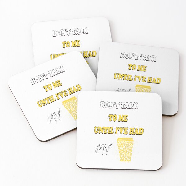 Item preview, Crappy Mornings - Don't talk to me until I've had my coffee  designed and sold by KAMATCHOX.