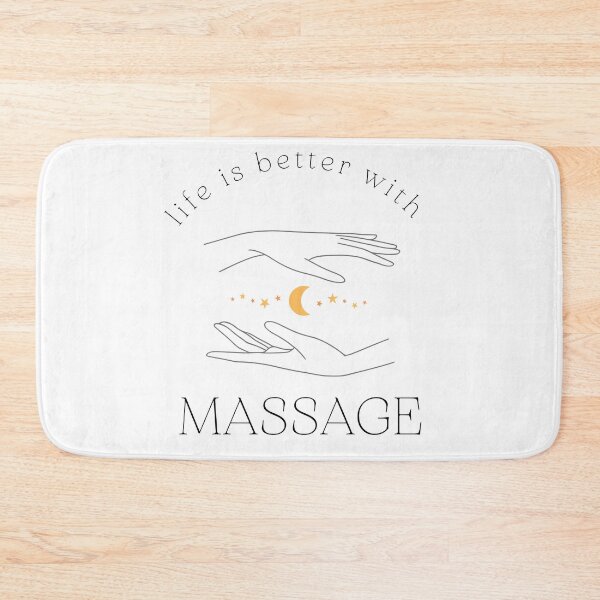 Item preview, life is better with massage cute 3 designed and sold by FLOWER--ART.